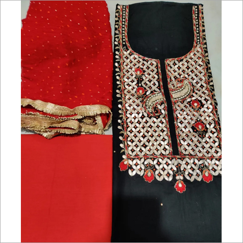 Available In Different Color Ladies Unstitched Suit Material