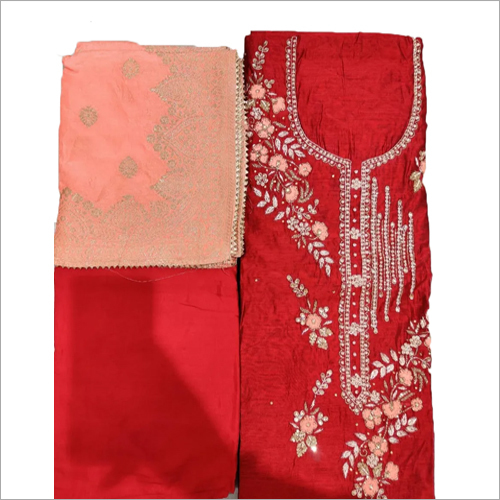 Unstitched Suit Material Design: Modern