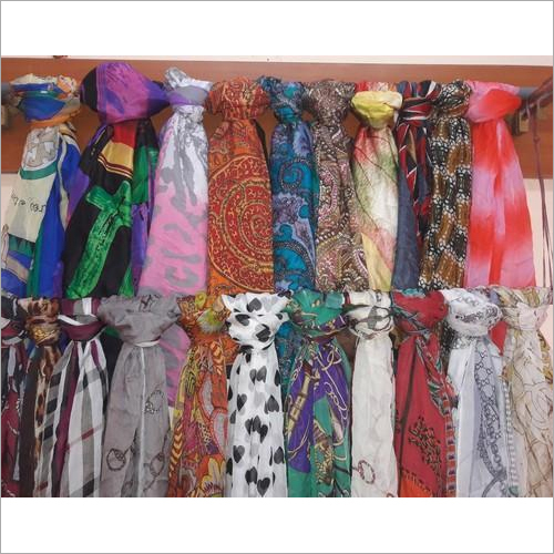 Cotton Printed Silk Scarves