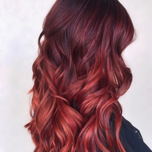 Colored Indian Human Hair Extensions
