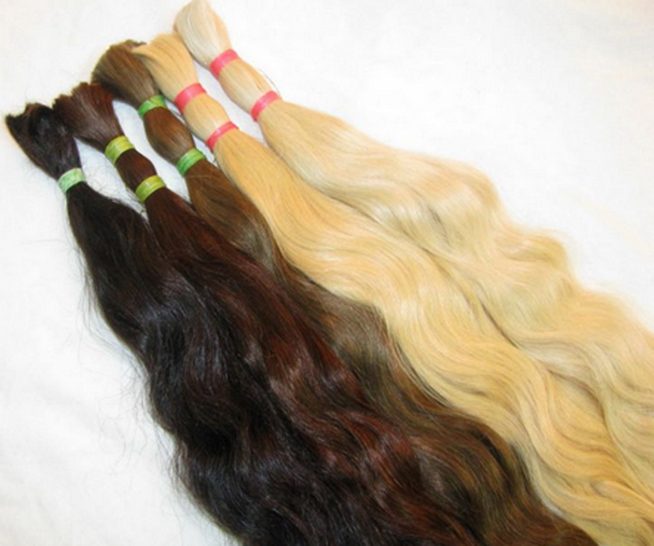 Colored Indian Human Hair Extensions
