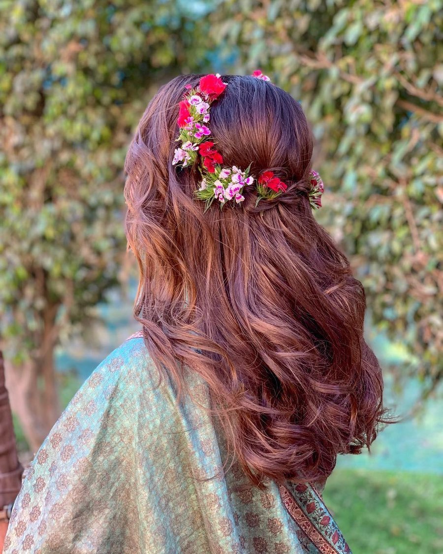 Colored Indian Human Hair Extensions