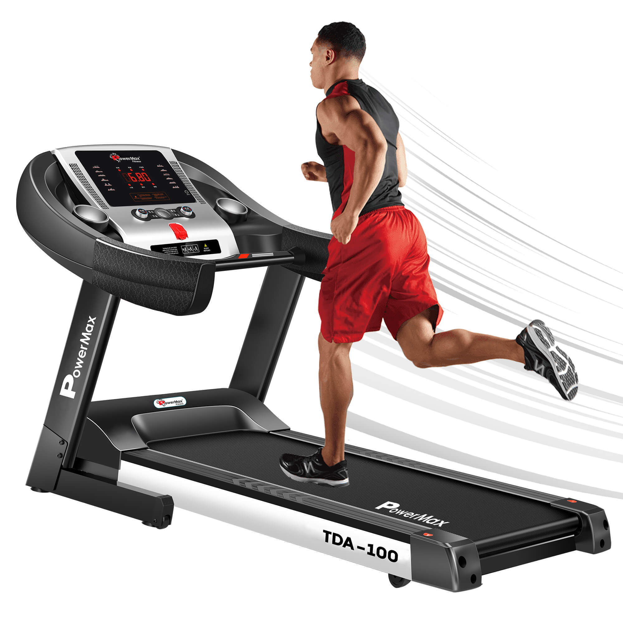 TDM-100M Semi-Auto Lubrication Multifunction Treadmill