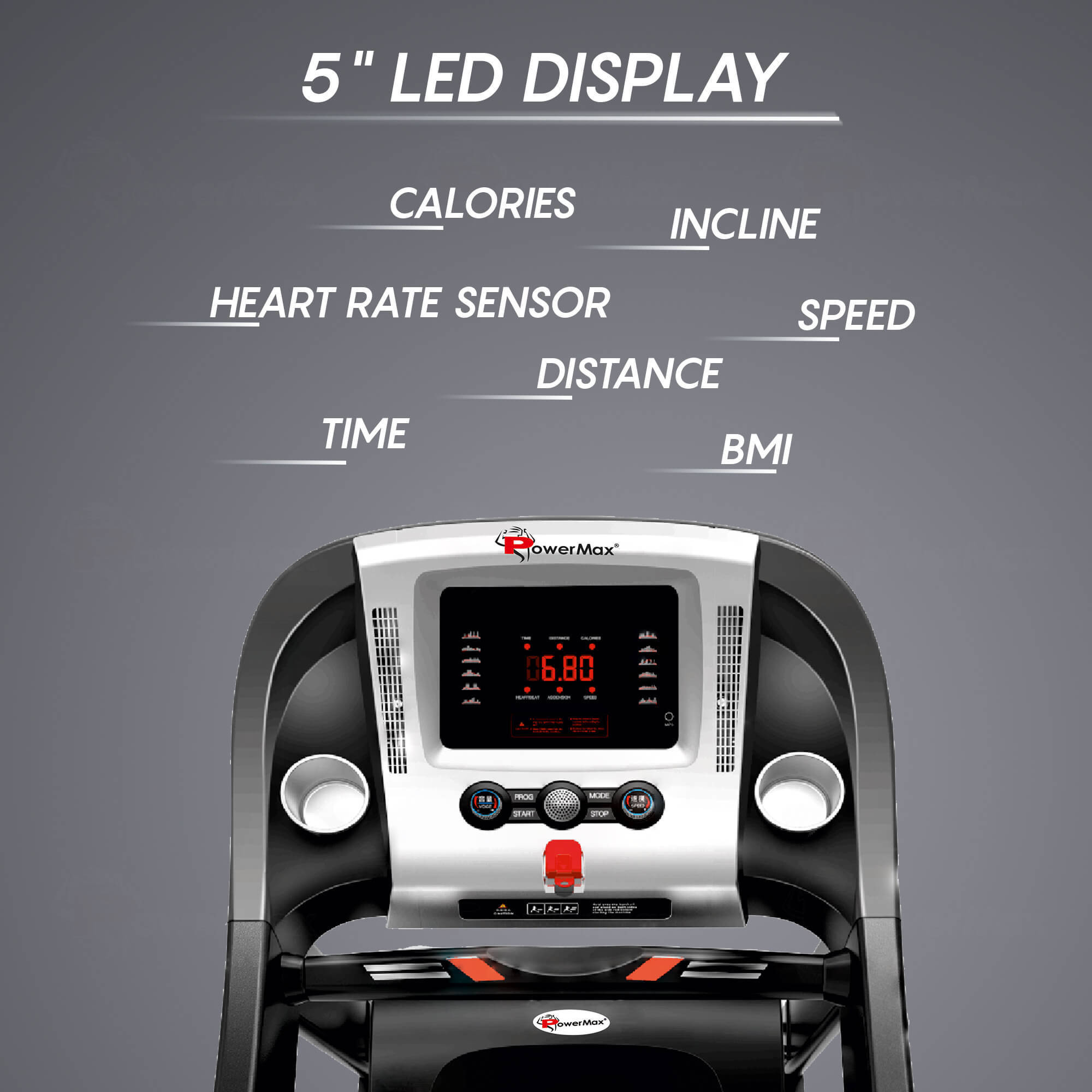 TDM-100M Semi-Auto Lubrication Multifunction Treadmill