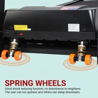 TDM-100S Motorized Treadmill with Jumping Wheel & Auto Lubrication