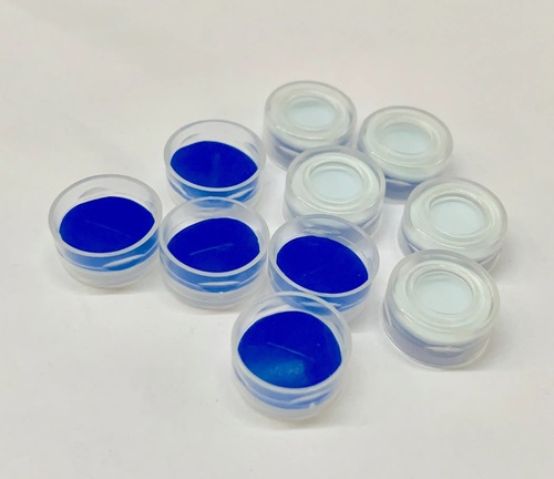 Snap Cap Blue PTFE Slit Septa