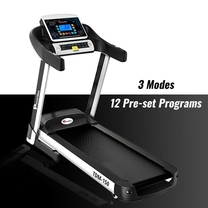 TDA-100 Semi Auto lubrication Motorized Treadmill with Auto Incline