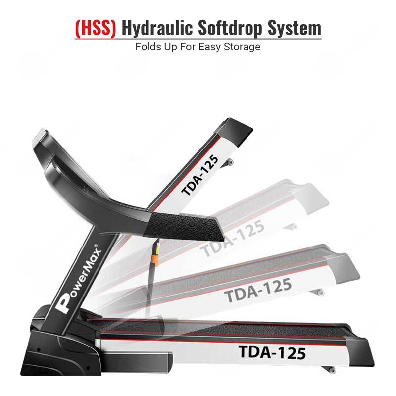 TDA-125 Motorised Treadmill with Auto Lubrication