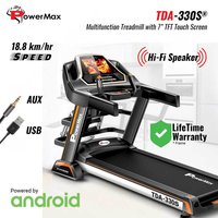 TDA-330S Multi function Treadmill with 17.7cm Touch Screen powered by Android OS
