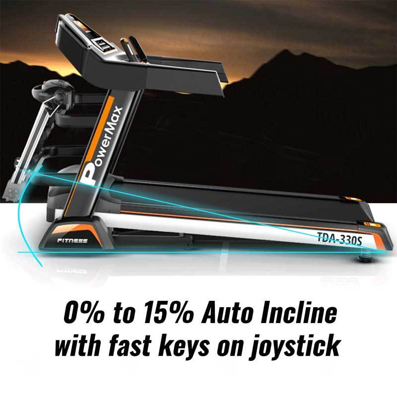 TDA-330S Multi function Treadmill with 17.7cm Touch Screen powered by Android OS