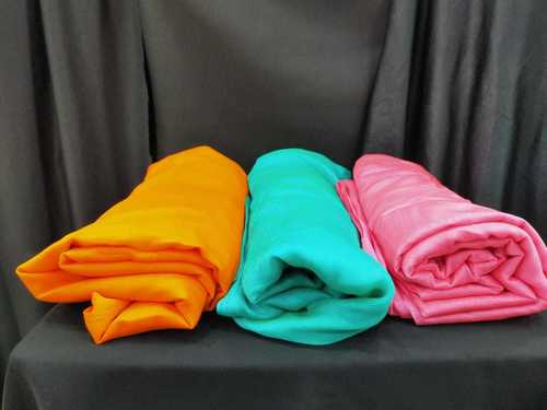 Rangoli Material - Rangoli Fabric for Dresses & Sarees, 43-44 inches Width, Light in Weight, Dyed Texture, Available in Different Colors - Plain Pattern