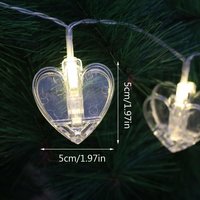 Heart Shape Photo Clip Lights