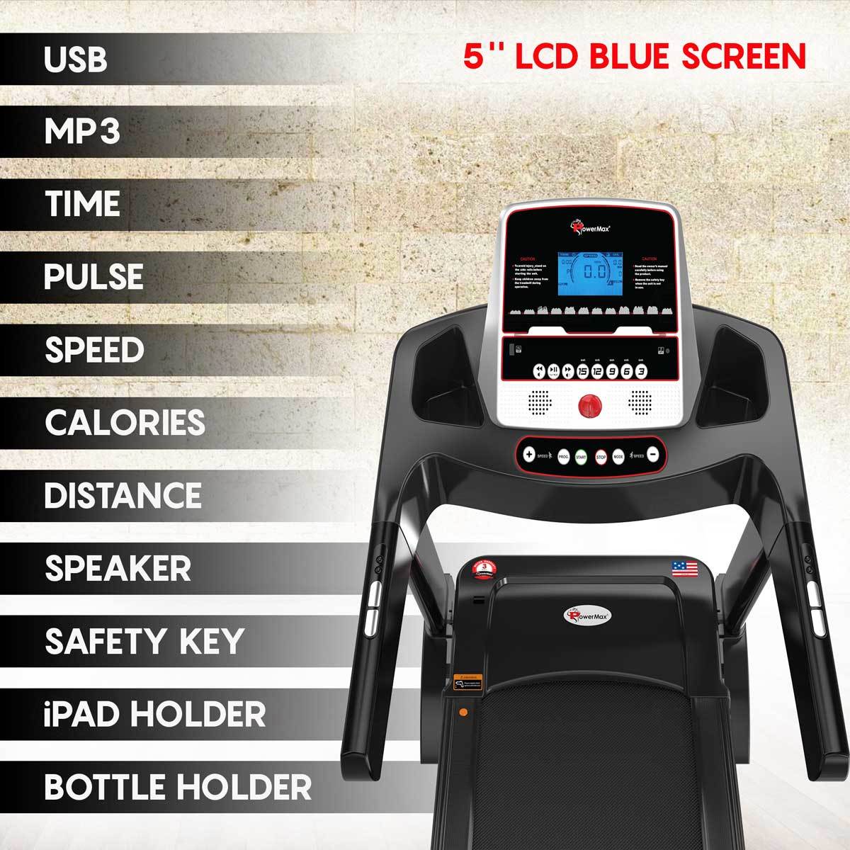 TAC-330 Semi-Commercial AC Motorized Treadmill with Semi-Auto Lubricating
