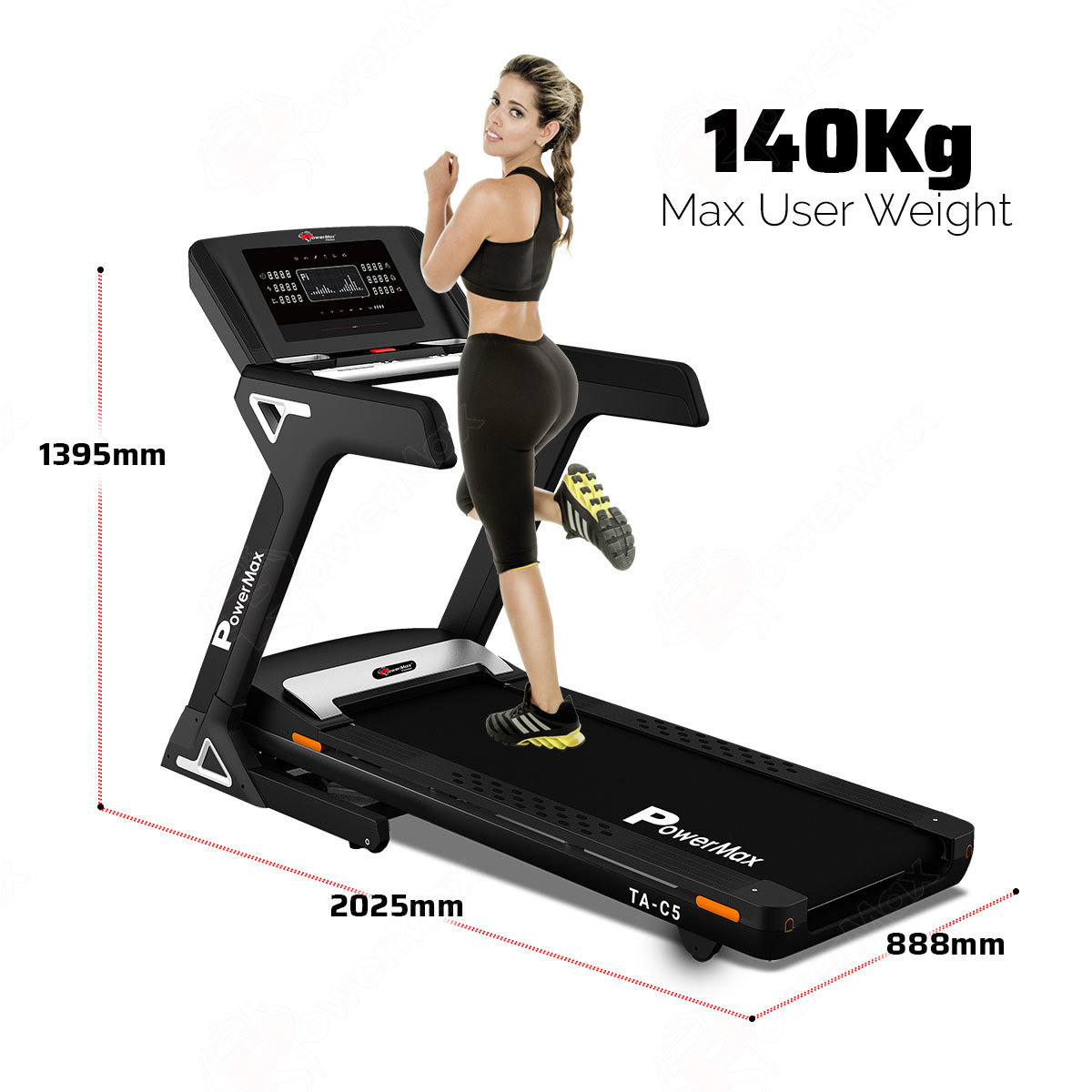 TA-C5 Premium Commercial AC Motorized Treadmill