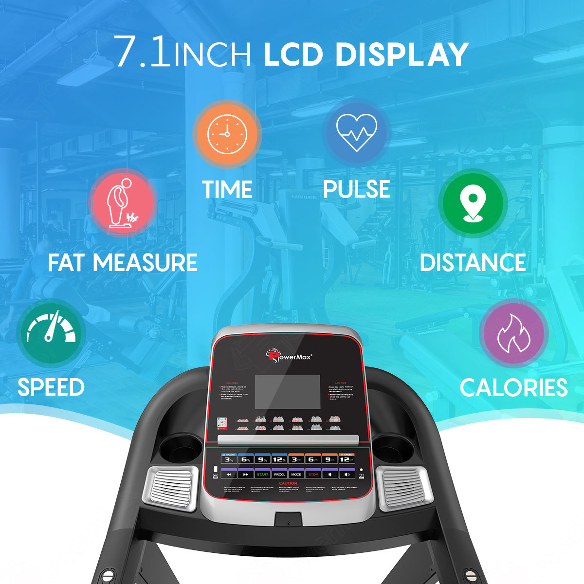 TAC-1500 Commercial AC Motorized Treadmill with Mobile App