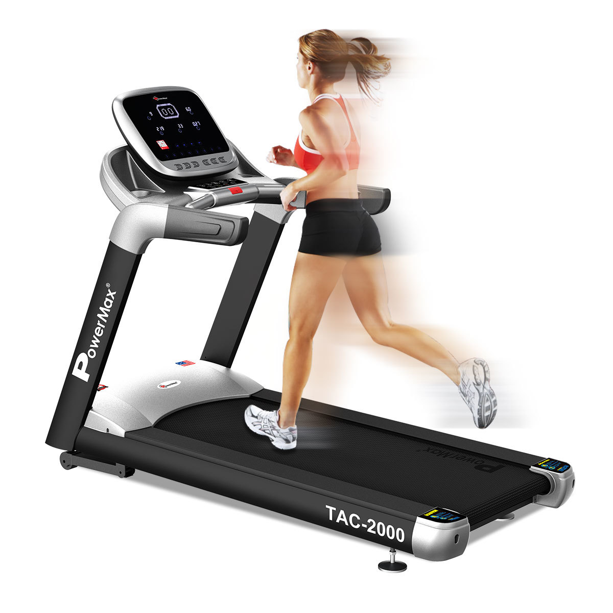TAC-2000 Commercial AC Motorized Treadmill with Mobile App