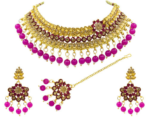 New Design Meenakari Choker Necklace Set