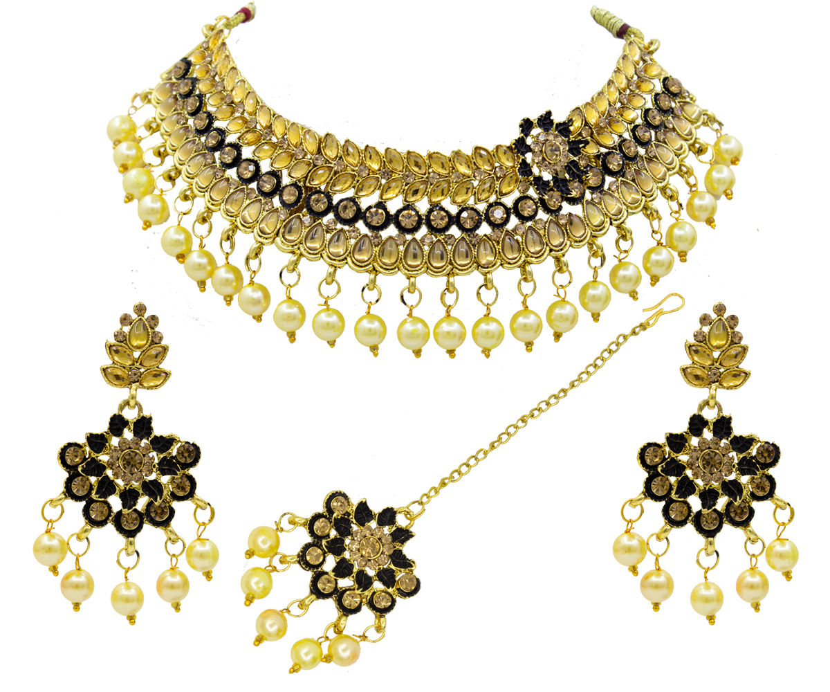 New Design Meenakari Choker Necklace Set