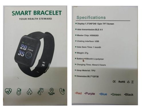 ID116 smart fitness bracelet