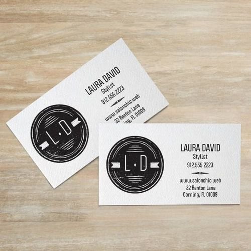 Any Color Textured Visiting Card