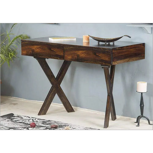 Wooden 2 Drawer Table