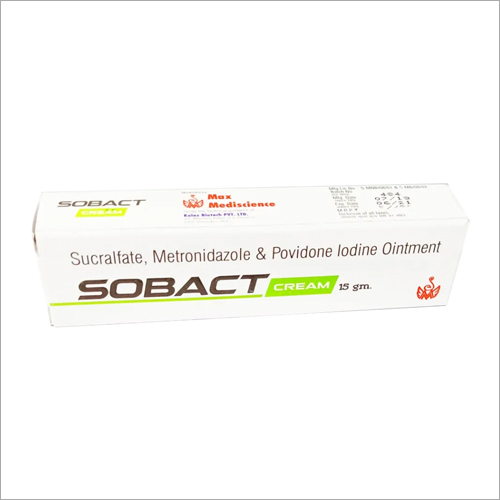 SOBACT OINT 15gm Sucralfate Metronidazole and Povidone Lodine Cream