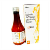 FITLAX 200 ml Liquid Paraffin Milk Of Magnesia and Sodium Picosulfate Syrup