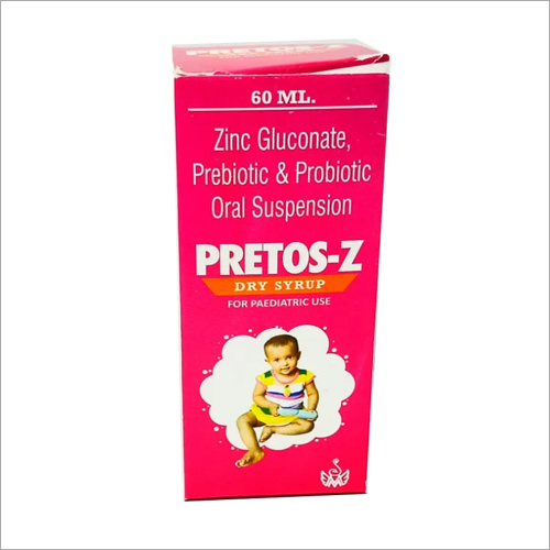 PRETOS Z 60 ml SYRUP Zinc Gluconate Prebiotic and Probiotic Oral Syrup