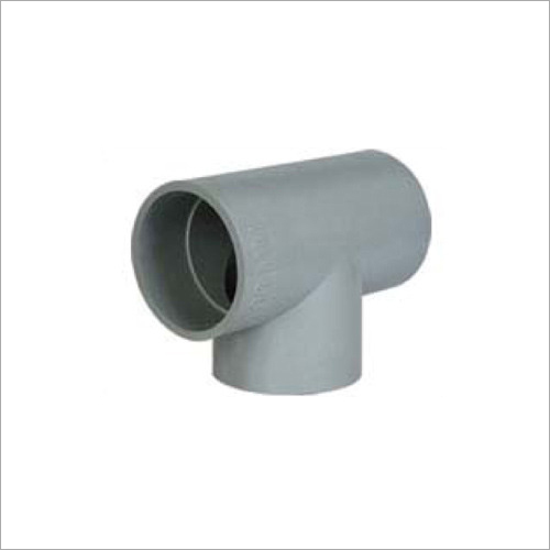 Moulded Tee Type Plain PVC Socket By KAILASH POLY PLAST