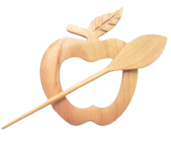 Apple Shawl Pin
