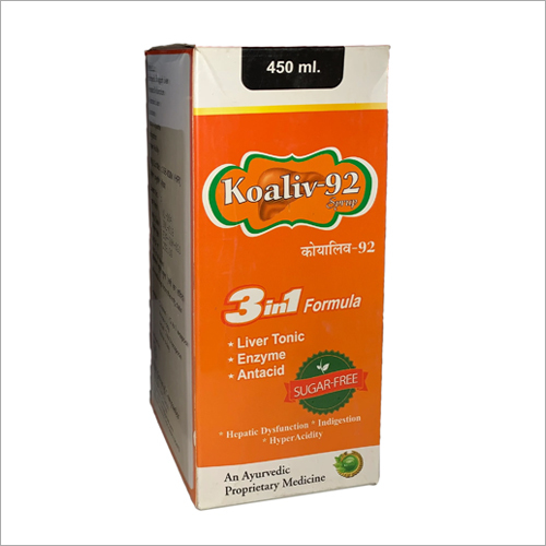 450 Ml Koaliv-92 Syrup Normal Temperature