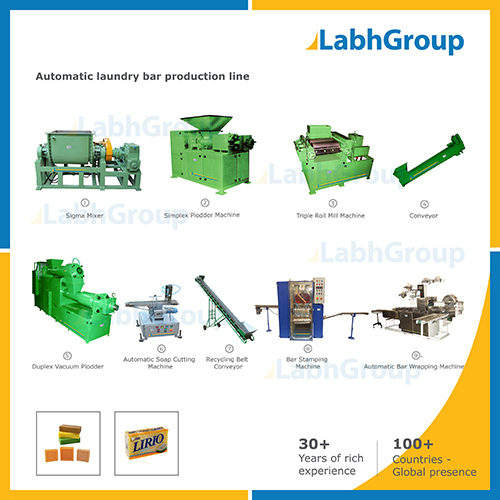 High Speed Laundry Bar Soap Production Machine