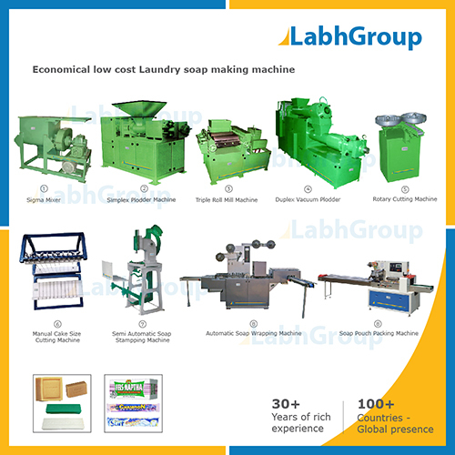 Economical Low Cost Laundry Soap Making Machine