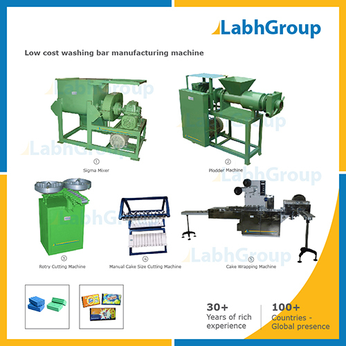 Low Cost Washing Bar Manufacturing Machine