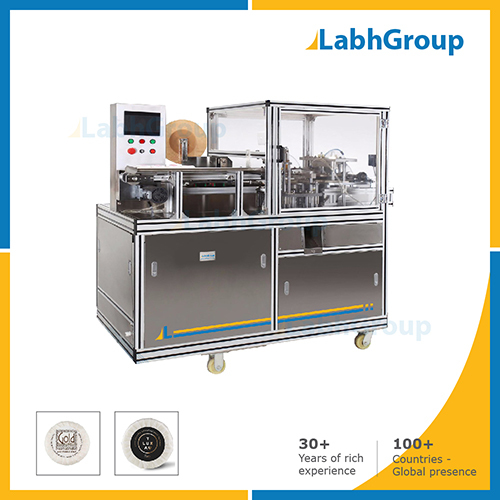 Automatic Round Soap Pleat Wrapping Machine With Labelling