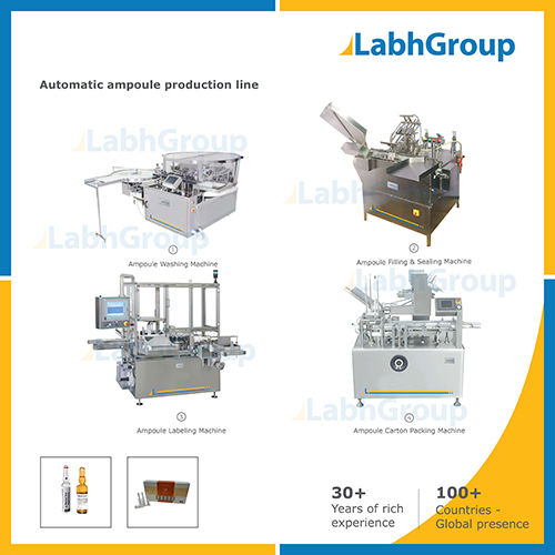 फार्मा इंजेक्टेबल एम्पाउल मेकिंग मशीन - प्रोडक्शन प्लांट
