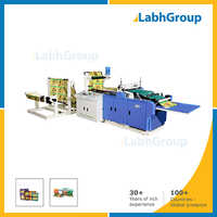 High Speed Side Seal Bag Making Machine - Mild Steel, 4350 X 1500 X 1600 Mm | Automatic, Plc Control, Durable, Heavy Duty, Low Power Consumption, Extended Warranty
