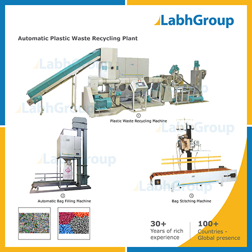 Automatic Plastic Waste Recycling Plant By LABH PROJECTS PVT. LTD.