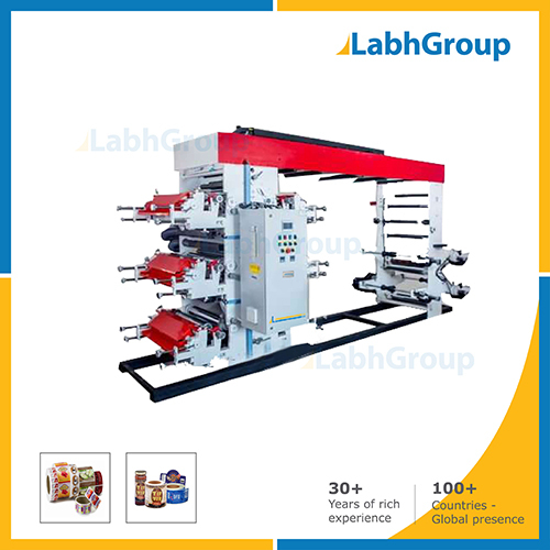 Six Colour High Speed Flexographic Printing Machine