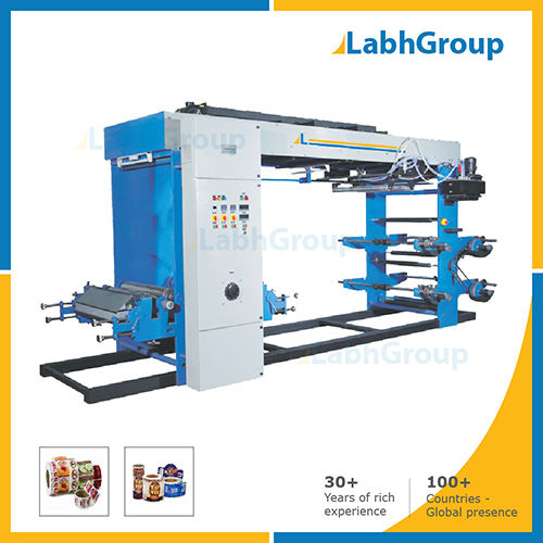 Automatic Economical Low Cost Flexographic Printing Machine