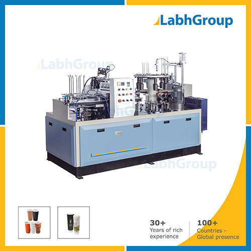 Double Wall Paper Cup Forming Machine With Ultrasonic Seal
