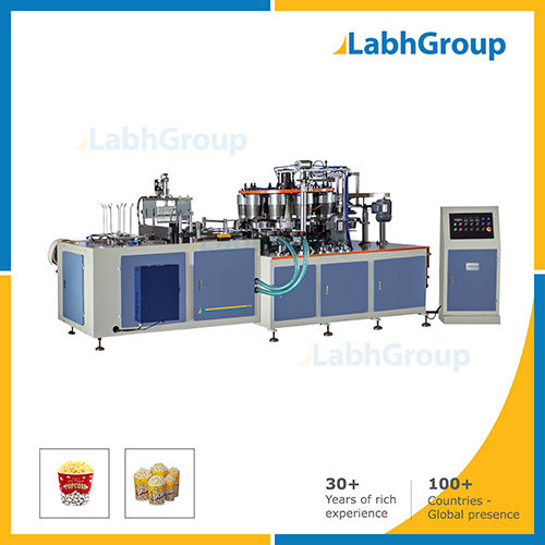 Automatic Popcorn Paper Cup Bowl Forming Machine Dimension(L*W*H): 4000 X 1450 X 2300 Millimeter (Mm)