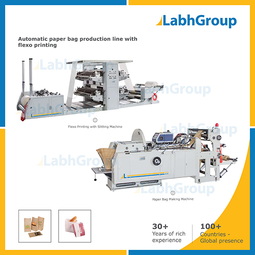 Automatic Paper Bag Making Machine - Production Line