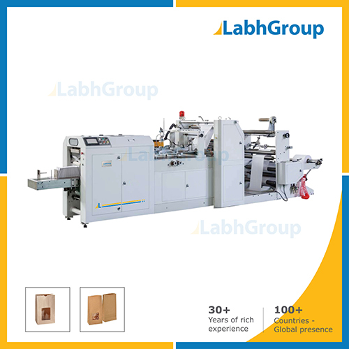 Automatic Flat Bottom Paper Bag Making Machine