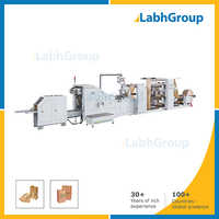 Automatic Square Bottom Paper Bag Making Machine - Stainless Steel, 10600 X 1400 X 1850 Mm | High Efficiency, Low Power Consumption, Extended Warranty Of 2 Years