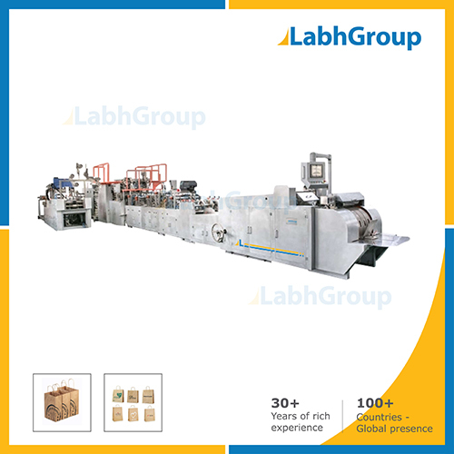 Automatic Sheet Feed Shopping Paper Carry Bag Making Machine