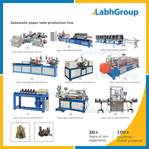 Automatic Paper Tube Making Machine - Production Line