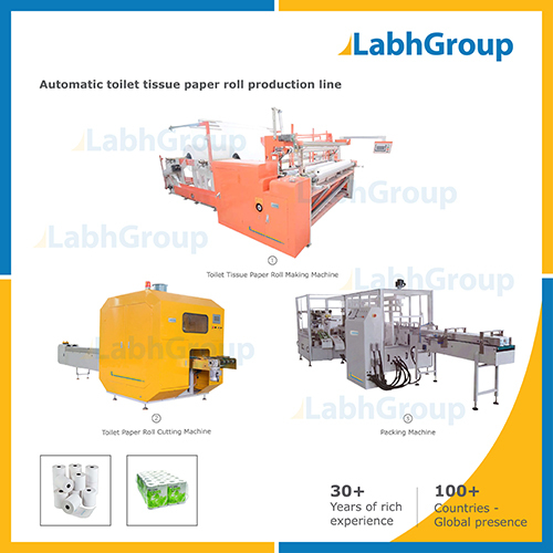 Toilet Tissue Paper Roll Making Machine - Production Plant