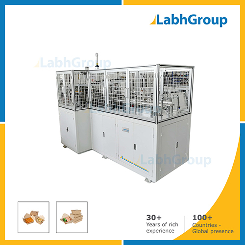 Automatic Paper Lunch Box Making Machine