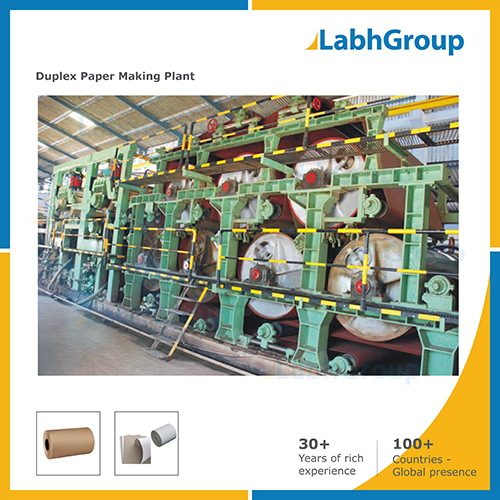 Duplex Paper Making Machine - Production Plant